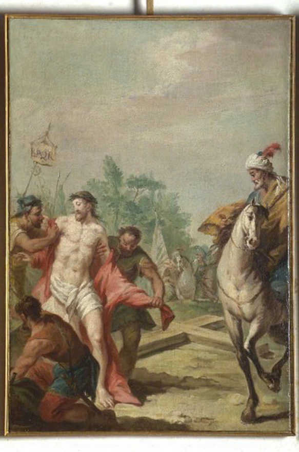 Gesù Cristo spogliato e abbeverato di fiele - Chiesa di S. Giobbe e S. Bernardino, Campo San Giobbe, Venezia